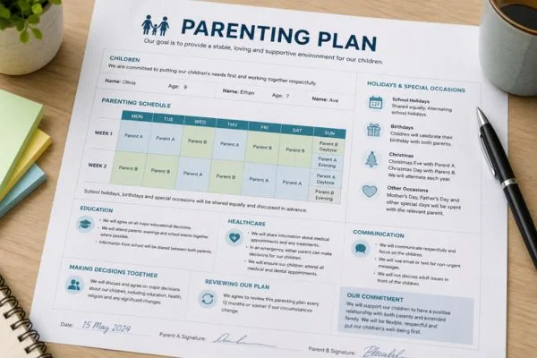 Understand parenting plans Caernarfon
